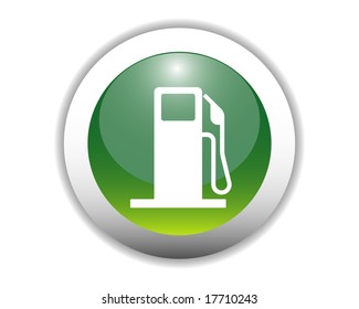 Glossy Fuel Icon Button