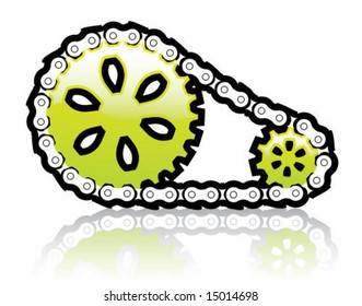 Glossy Gear Chain