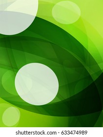 Glossy glass shiny bubble abstract background, wave lines. Vector illustration