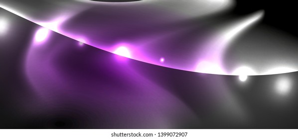 glänzend glänzender Neonhellhintergrund, Vektorfuturistisches Techno-Design