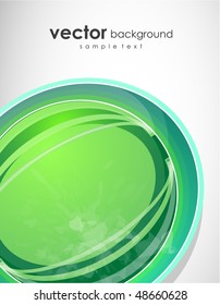 Glossy green button background