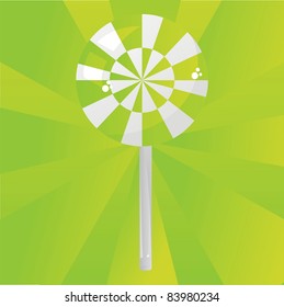 glossy green lollipop background