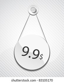 Glossy hang tag