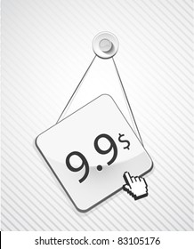 Glossy hang tag