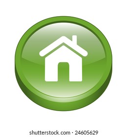 Glossy Home Sign Button