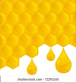 glossy honeycombs texture