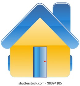 Glossy house icon