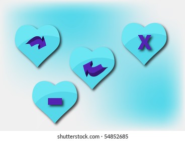 Glossy Icon arrow vector set