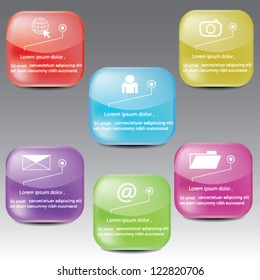 Glossy Icon Set for mobile  applications