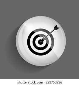 Glossy Icon Vector Illustration
