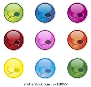 glossy icons