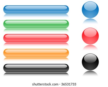 glossy icons