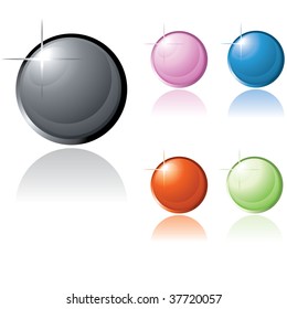 glossy icons