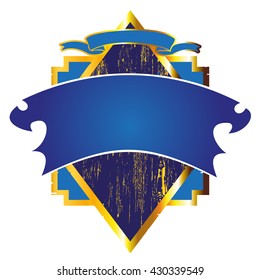 a glossy illustration of a crest