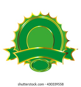 a glossy illustration of a crest