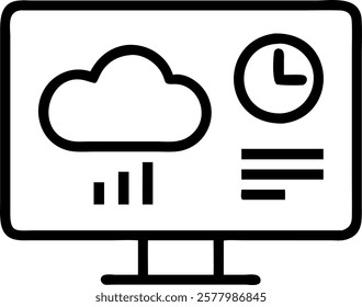 Glossy image of cloud network operations dashboard on large screen with copy space concept as A glossy photo showing a cloud network operations dashboard displayed on a large scree