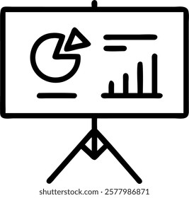 Glossy image of executive presenting holographic sales data on screen with copy space concept as A glossy image of an executive presenting holographic sales data on a large screen