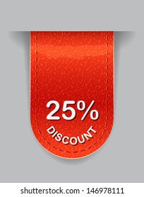 Glossy Label with Discount Value