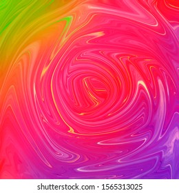 Glossy liquid abstract background. Marbling, acylic paint texture