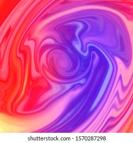 Glossy liquid abstract background. Marbling, acylic paint texture