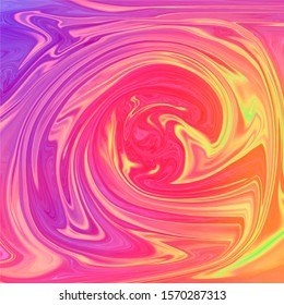 Glossy liquid abstract background. Marbling, acylic paint texture