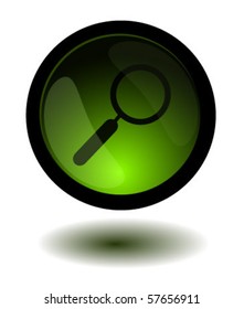 Glossy magnifier button