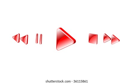 glossy media buttons