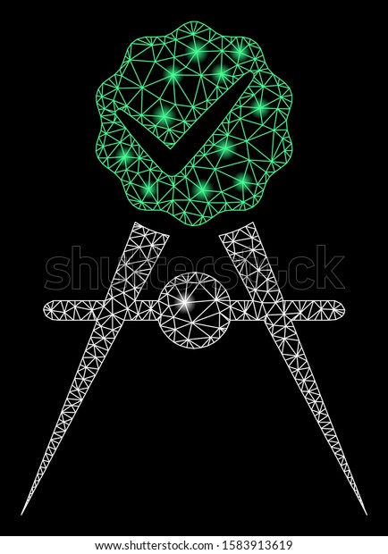 Glossy Mesh Quality Control Meter Glitter Stock Vector (Royalty Free ...