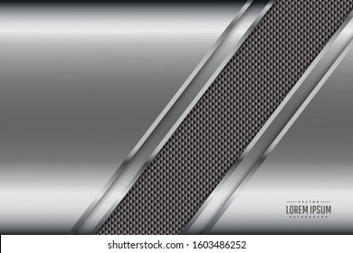 Glossy metal elegant background.Layout for banner, business, presentations, flyers, posters.Vector illustration.Eps10