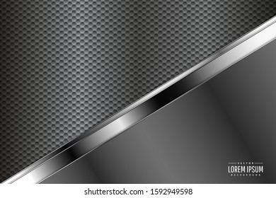 Glossy metal elegant background.paper cut style.Art design layout for banner, business, presentations, flyers, posters.Vector illustration.Eps10 