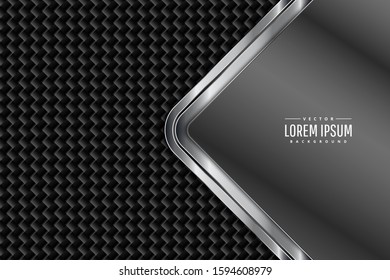 Glossy metal elegant background.paper cut style.Art design layout for banner, business, presentations, flyers, posters.Vector illustration.Eps10 