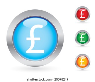 Glossy money button set