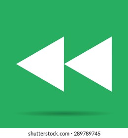 Glossy multimedia icon  forward vector EPS flat