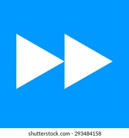 Glossy multimedia icon  forward vector EPS flat