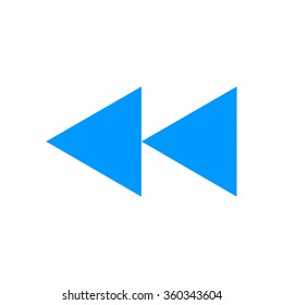 Glossy multimedia icon  forward vector EPS flat