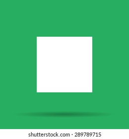 Glossy multimedia icon stop Vector EPS flat