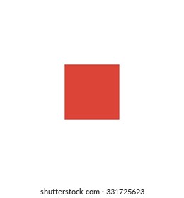 Glossy multimedia icon stop Vector EPS flat