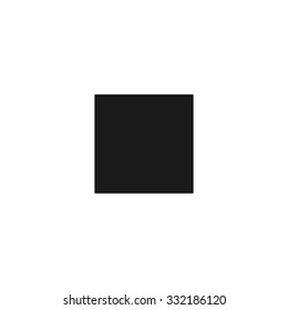 Glossy multimedia icon stop Vector EPS flat