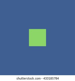 Glossy multimedia icon stop Vector EPS flat