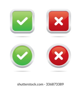 Glossy Ok and Cancel Buttons