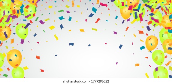 Glossy olive green Flying helium Balloons backdrop with blur effect. Wedding, Birthday and Anniversary Background.