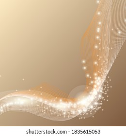 Glossy particles colors vector abstract wallpaper background