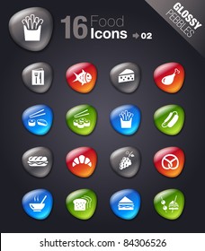 Glossy Pebbles - Food Icons