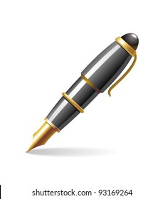 glossy pen