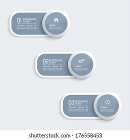 Glossy plastic buttons 