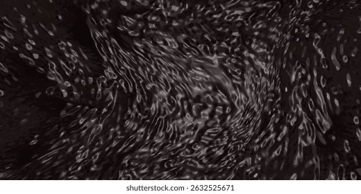 glossy polyethylene on a dark background
