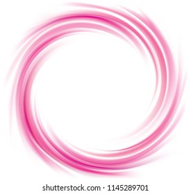 Glossy radial curvy wine backdrop with glowing center. Twirl permanganic gel fluid pink caramel surface. Appetizing jam juicy fruits mauve color: grape, currant, blueberry, bilberry, mulberry, bramble