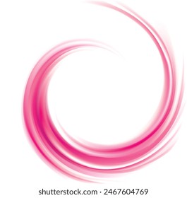 Glossy radial curvy wine backdrop with glowing center. Twirl permanganic gel fluid pink caramel surface. Appetizing jam juicy fruits mauve color: grape, currant, blueberry, bilberry, mulberry, bramble