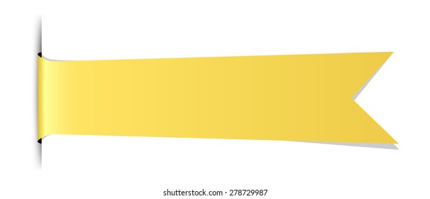the glossy ribbon / blank ribbon / the blank tag