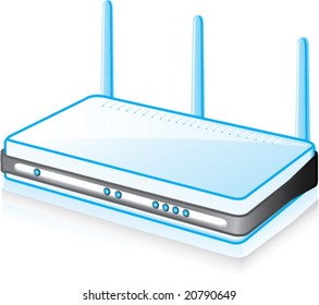 Glossy Router Artwork